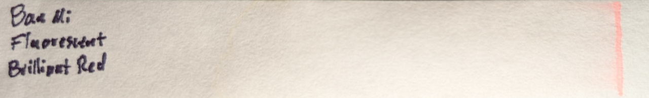 Photo of chromatography paper.
