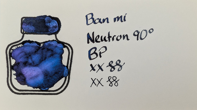 Photo on MD paper with mostly blue shimmer showing