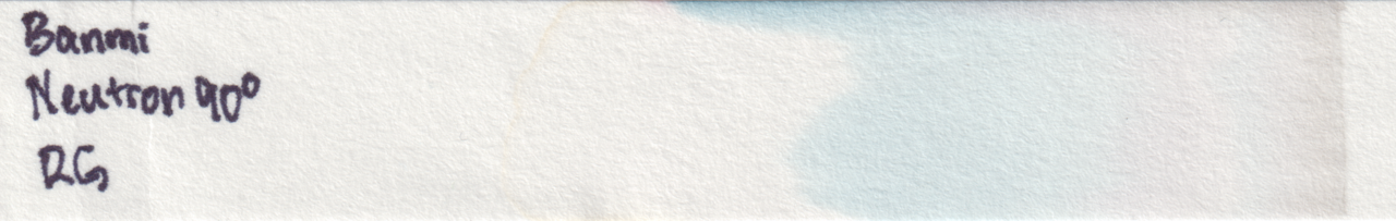 Scan of chromatography paper.