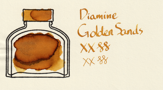 Scan of an ink swatch card made from MD paper