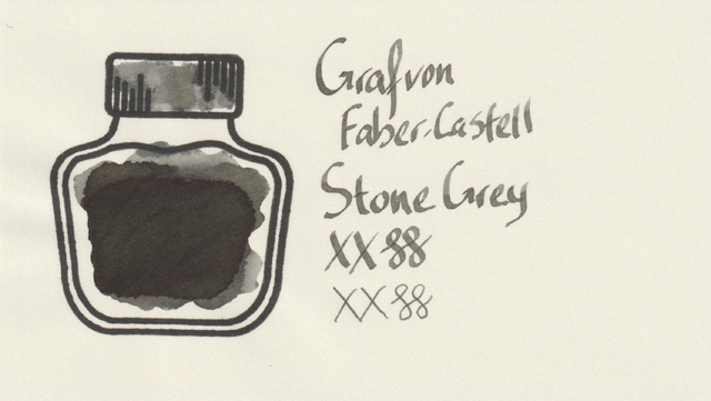Scan of an ink swatch card made from MD paper