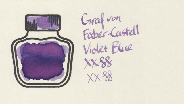 Scan of an ink swatch card made from MD paper