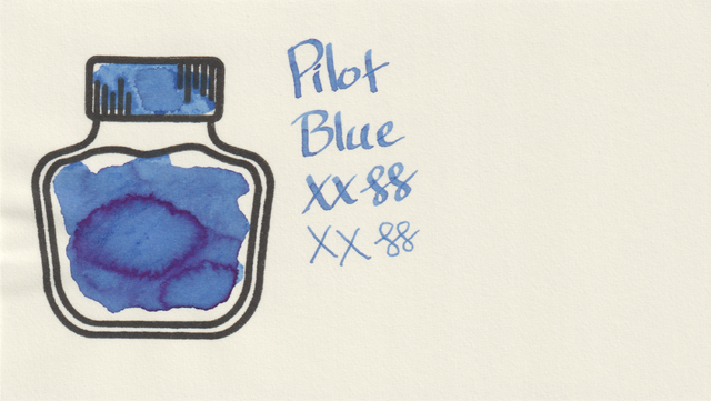 Scan of an ink swatch card made from MD paper
