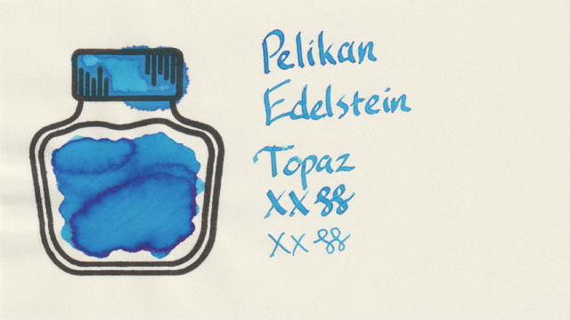 Scan of an ink swatch card made from MD paper
