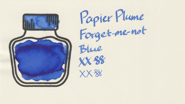 Scan of an ink swatch card made from MD paper